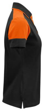 Prime – polo krekls (sievietēm), Melns/oranžs – Printer PRIME (4)