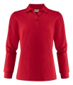 Surf Pro L/S Pique – polo krekls (sievietēm), Sarkans