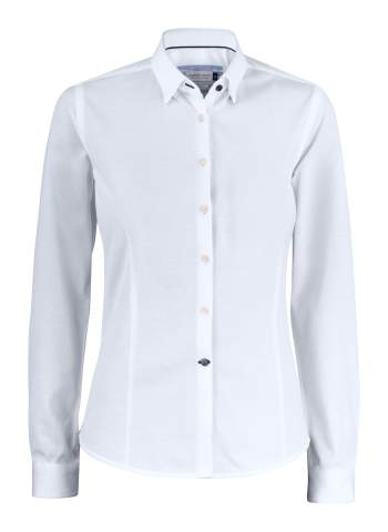 IB34 Knit Shirt – polo krekls (sievietēm), Balts – J.Harvest & Frost (1)
