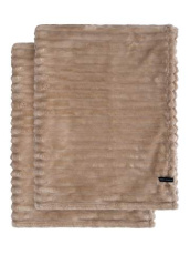 Cozy 2-pack – pleds, Latte