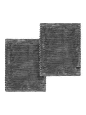 Cozy 2-pack – pleds, Tērauda pelēks - Kosta Linnewäfveri (2)