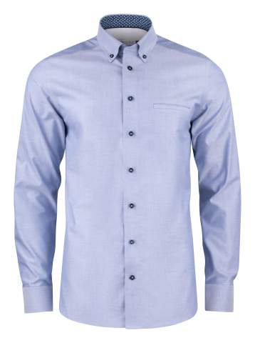 RB121 Oxford Stretch Regular Fit – krekls, Zils – J.Harvest & Frost (1)
