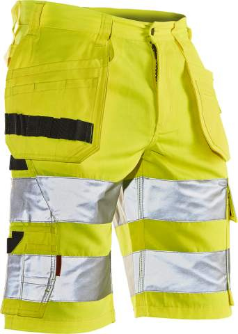 2205 Craftsman Hi-Vis – šorti, dzeltens – Jobman (1)