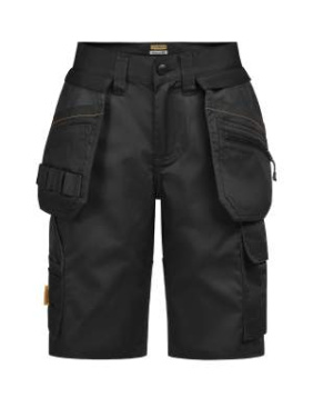 2337 Craftsman Semistretch Woman – šorti, Melns – Jobman (2)