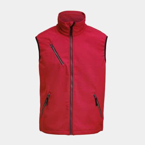 7502 Softshell – veste, sarkans – Jobman (1)