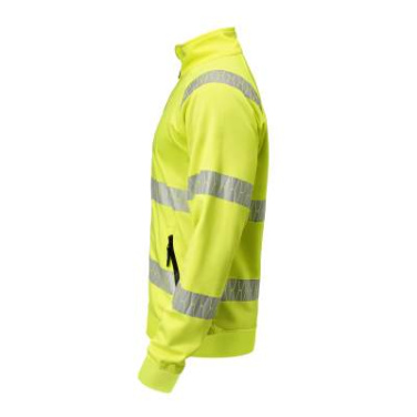5325 Full-Zip Hi-Vis – džemperis, Dzeltens – Jobman (2)