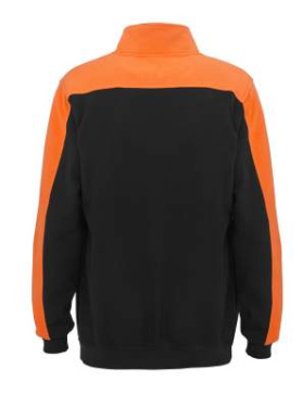Modena Halfzip – džemperis, Melns/oranžs – Graphix (2)