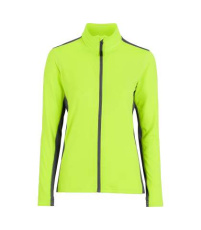 Evora fullzip woman – jaka, Neona dzeltens/pelēks