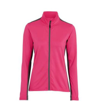 Evora fullzip woman – jaka, Neona rozā/pelēka