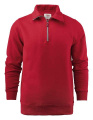 Rounders RSX Half Zip – džemperis (unisex), Sarkans