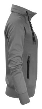 Jog RSX Sweater – džemperis ar pilnu rāvējslēdzēju (sievietēm), Tērauda pelēks – Printer (4)