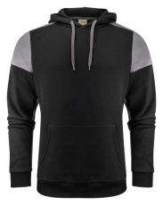 Prime – džemperis ar kapuci (unisex), Melns/antracīts