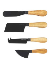Siera naži, 4 iepakojumā, Melns