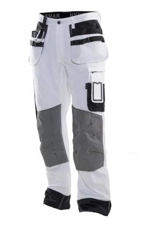 2171 Painters' Core – bikses, balts/melns – Jobman (1)