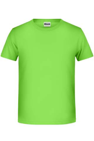 Zēnu T-krekls Basic-T OCS Standard, laima zaļa – James & Nicholson (1)