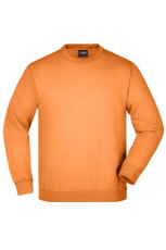 Bērnu biezs sporta džemperis ar apaļu kakla izgriezumu, oranža