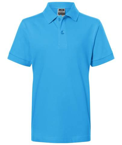 Klasisks polo krekls junioriem, ūdens – James & Nicholson (1)