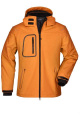 Vīriešu ziemas softshell jaka, oranža