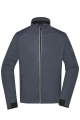 Vīriešu sporta softshell jaka, titāna/melna