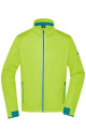 Vīriešu sporta softshell jaka, spilgti dzeltens/spilgti zils