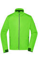 Vīriešu sporta softshell jaka, spilgti zaļa/melna