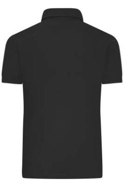 Vīriešu merserizēts polo krekls, melns – James & Nicholson (4)
