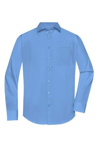 Vīriešu krekls ar garām piedurknēm poplīns, ūdens – James & Nicholson (1)