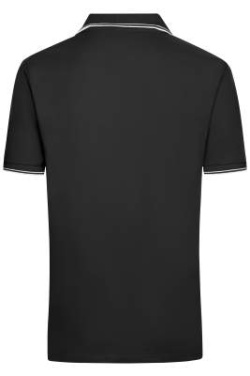 Vīriešu polo krekls, melns/balts – James & Nicholson (4)