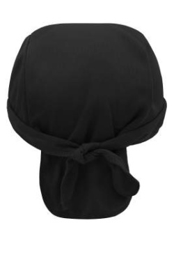 Funkcionāla bandanas cepure, melns – Myrtle Beach (4)