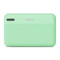 Power bank 10000 mAh Hama Power Pack Pocket, zaļš