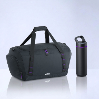 Expedition Set: sporta soma un tērauda pudele, 650 ml, violets, produkta attēls