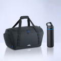 Expedition Set: sporta soma un tērauda pudele, 650 ml, zils