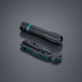 Optima Color Set: avārijas nazis un vidēja izmēra uzlādējams lukturītis, 1800 mAh, tirkīza
