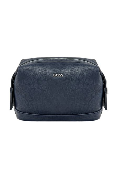 Kosmētikas soma Classic Grained tumši zils, produkta attēls (1)
