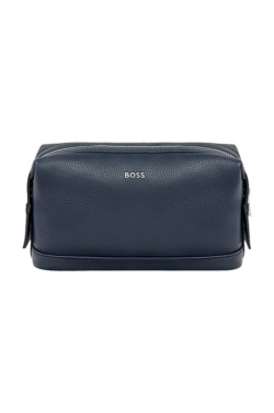 Kosmētikas soma Classic Grained tumši zils, produkta attēls (2)