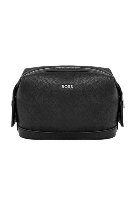 Kosmētikas soma Classic Grained melns, produkta attēls (1)