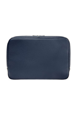 Klēpjdatora soma Classic Grained tumši zils, produkta attēls (4)