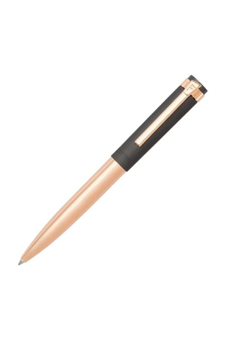 Lodīšu pildspalva Prestige Rose Gold, metāliski pelēka, produkta attēls (1)