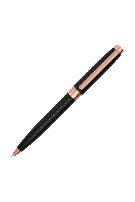 Lodīšu pildspalva Caprio Black/, rozā zelta krāsā, produkta attēls (1)