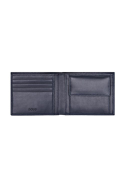 Naudas maks Classic Grained tumši zils, produkta attēls (3)