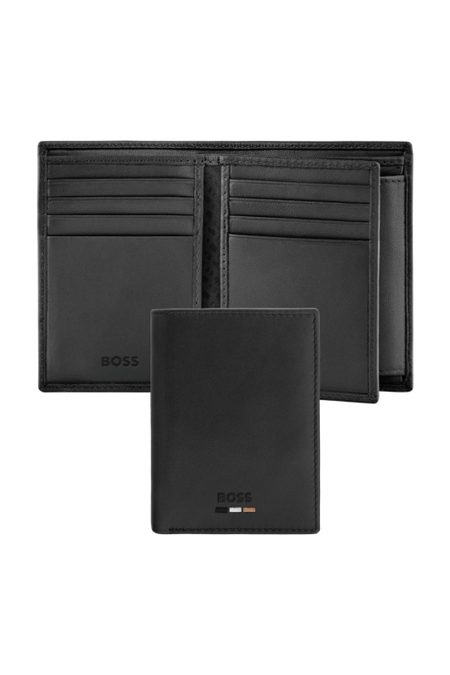 Karšu turētājs ar atloku un naudas kabatu Emblematic melns, produkta attēls (1)
