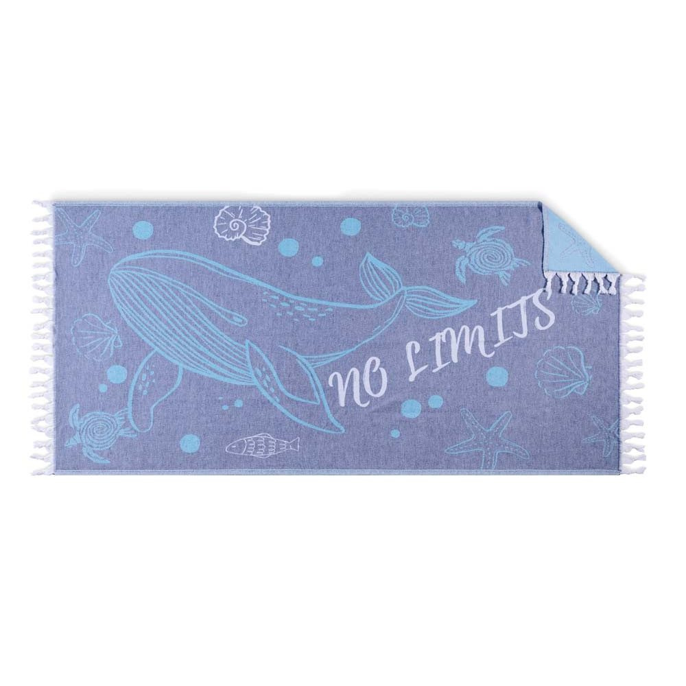 Kokvilnas hammam dvielis ar jūsu žakarā austu logotipu (170 g/m²), produkta attēls