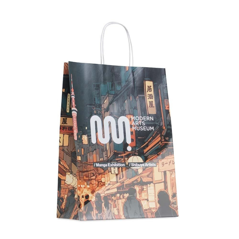 31x41 cm spīdīgi kraftpapīra maisiņi, produkta attēls