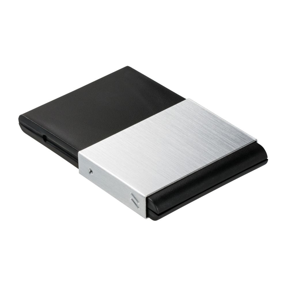 Karšu un vizītkaršu maciņš REFLECTS-SARZEDO – sudraba / melns (1)