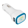 USB auto lādētājs Quick Charge 2.0® COLLECTION 500, gaiši zils