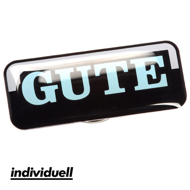 Piespraude (metāla nozīmīte, kas izgatavota no alumīnija), garākā mala 32 mm, produkta attēls (2)