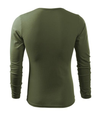 MALFINI Fit-T LS – T-krekli vīriešiem, haki, S, produkta attēls (3)