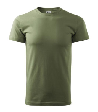 MALFINI Heavy New – T-krekls unisex, haki, XS, produkta attēls (2)
