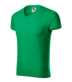 MALFINI Slim Fit V-neck - T-krekls vīriešiem, kelly zaļa