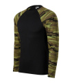 MALFINI Camouflage LS - T-krekls, maskēšanās zaļš